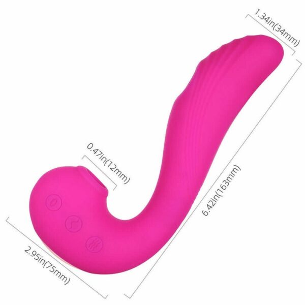 Angel - Vibromasseur clitoridien 3 en 1 - Rose – Image 5