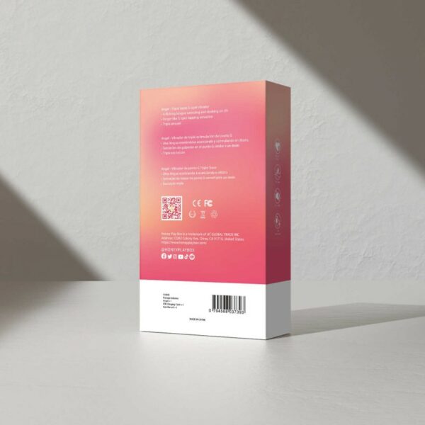 Angel - Vibromasseur clitoridien 3 en 1 - Rose – Image 3
