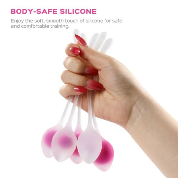 Berry - Set de 5 Boules de geisha - Rose – Image 3