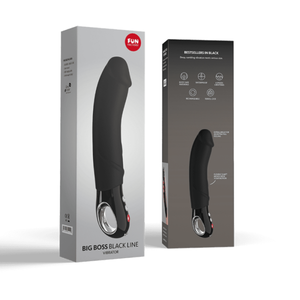 Big Boss - Vibromasseur réaliste XL - Noir – Image 5